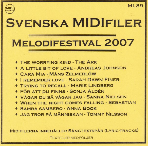 Melodifestival 2007